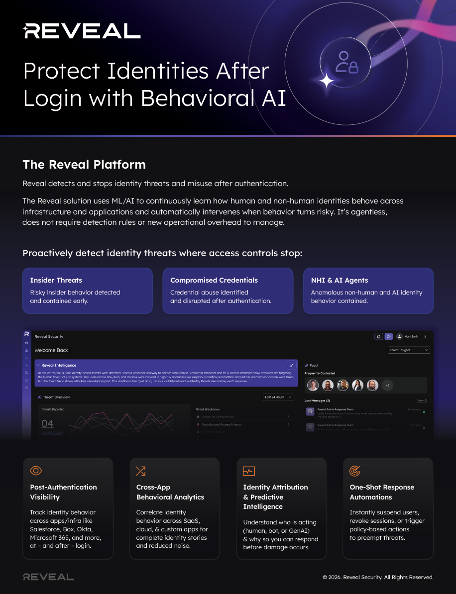 Protect Identities After Login with Behavioral AI