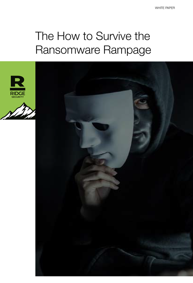The How to Survive the Ransomware Rampage