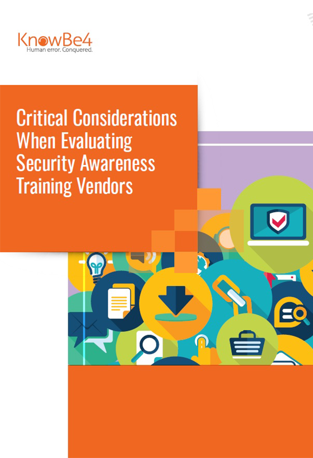 Critical Considerations When Evaluating Security Awareness Training Vendors