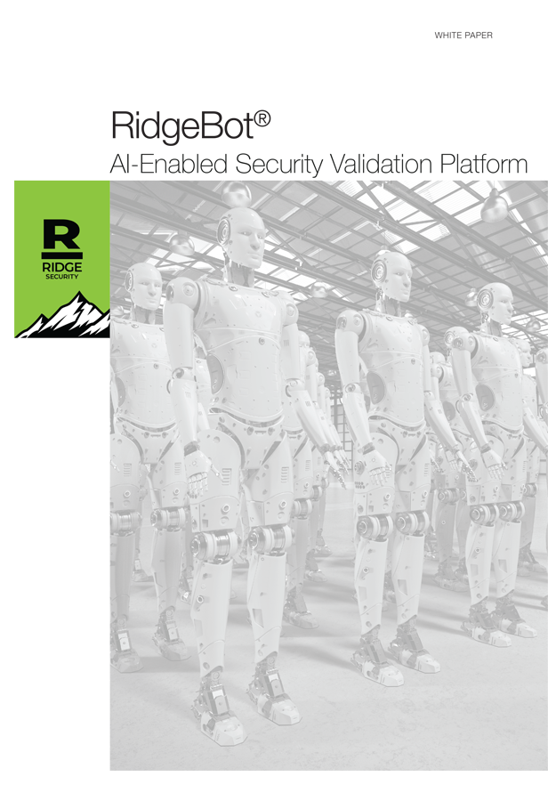 RidgeBot®-AI-Enabled Security Validation Platform