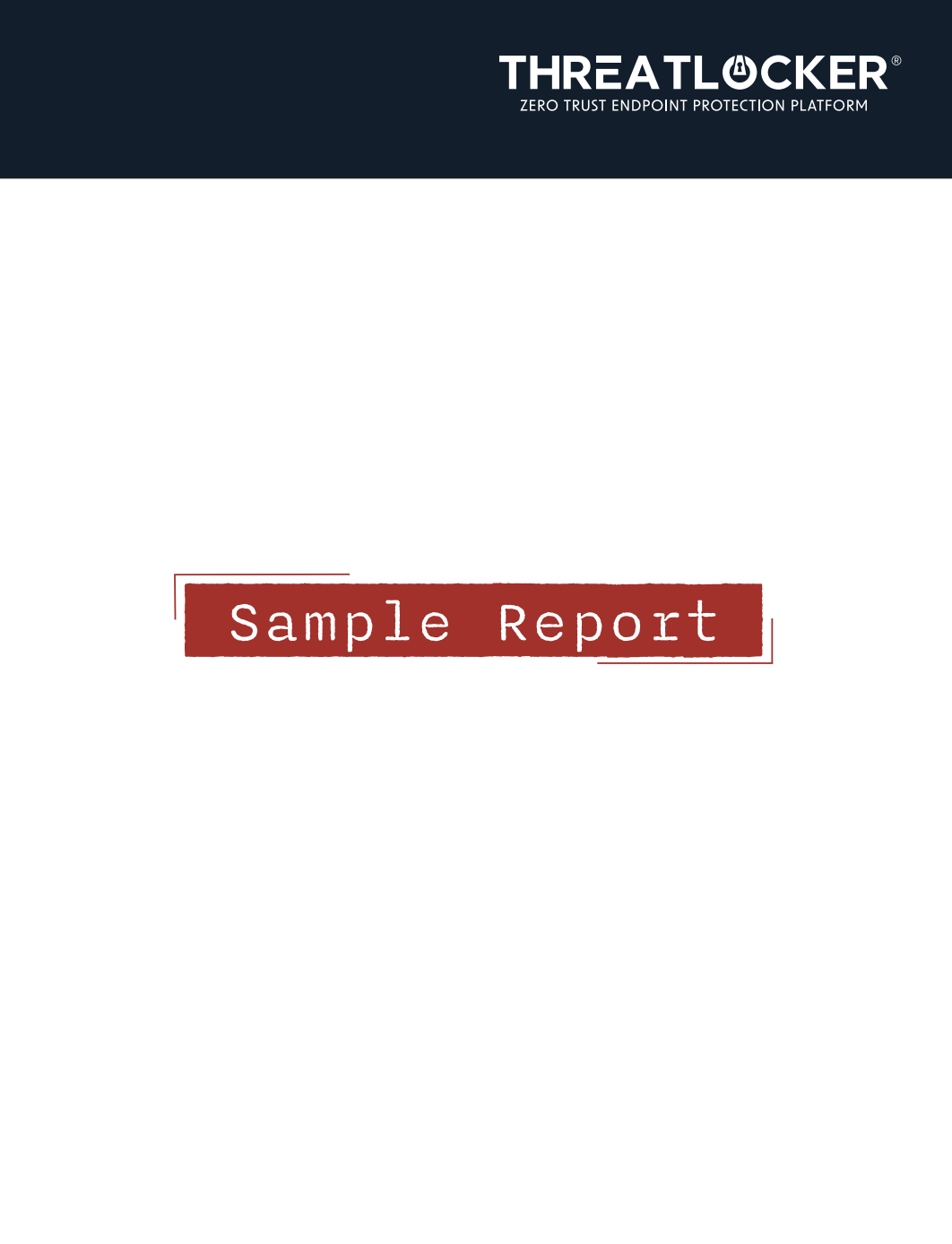 ThreatLocker Health Sample Report